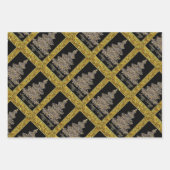 Happy Holiday Tree Victoriaans kerstfeest Inpakpapier Vel (Voorkant)