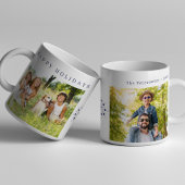 Happy Holiday typografie aangepaste foto's Koffiemok