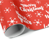 Happy Holiday Wishes  Wrapping Paper Cadeaupapier (Rol Hoek)