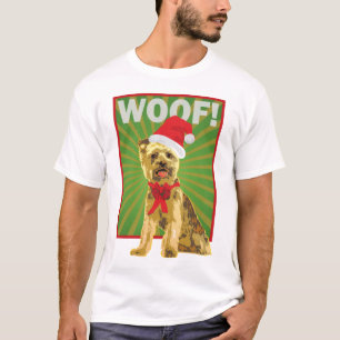Happy Holiday Yorkie Dog T-shirt