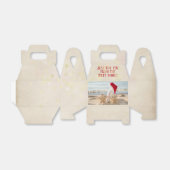 Happy Holiday-zeester op het strand Bedankdoosjes (Uitgevouwen)