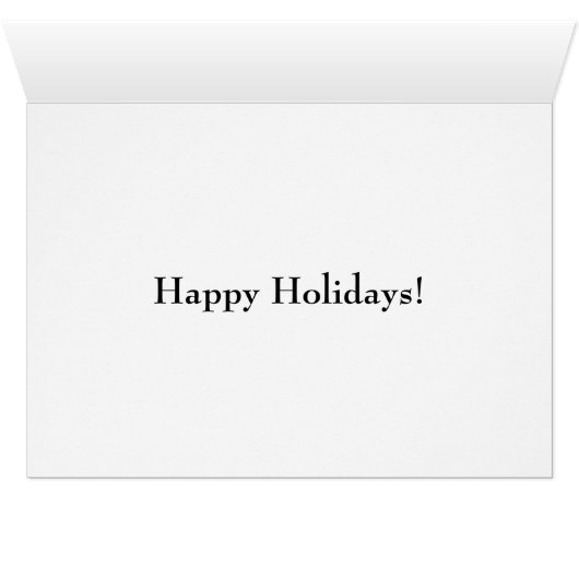Happy Holidays! (Binenzijde Horizontaal (Onderkant))