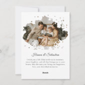 Happy Holidays Arch 2 Photo Feestdagenkaart (Achterkant)