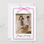 Happy Holidays Arch Photo Feestdagenkaart (Voorkant)