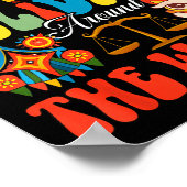 Happy Holidays Around World Christmas Hanukkah Diw Poster (Hoek)