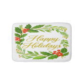 'Happy Holidays' Badmat (Voorkant)