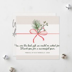 Happy Holiday's Bedankt Holiday Kaart