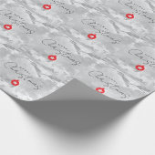 Happy Holidays Christmas New Year Season Cadeaupapier (Hoek)