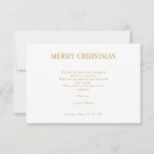 Happy Holidays Christmas Newlyweds Custom Photo (Achterkant)