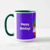 Happy Holidays Christmas Poodle Coffee Mug Mok (Links)