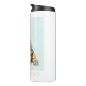 Happy Holidays. Christmas Tree Thermosbeker (Geroteerd rechts)