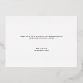 Happy Holidays Company Logo Santa sleigh  Folie Feestdagenkaart (Achterkant)