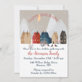  Happy Holidays Country Primitive Village Invite   Save The Date (Voorkant)