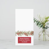 happy holidays customizable photo card feestdagenkaart (Staand voorkant)