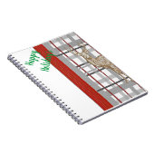 Happy Holiday's Deer Kerstspiral Notitieboek (Rechterzijde)