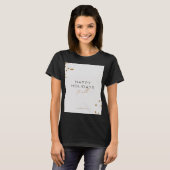 Happy holidays design t-shirt (Voorkant volledig)