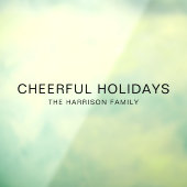 Happy Holidays Elegant Minimal Modern Christmas  Raamsticker (Vel 3)