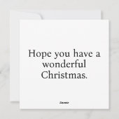 Happy Holidays Everybody From Santa Claus Feestdagenkaart (Achterkant)