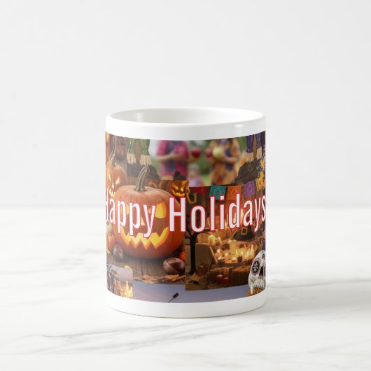 Happy Holidays Fall Edition Mug Koffiemok (Center)