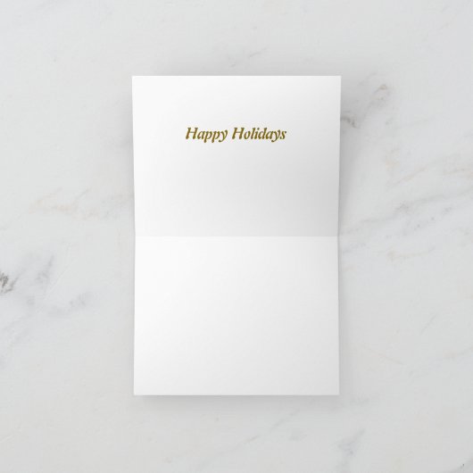 Happy holidays feestdagen kaart (Binnen)