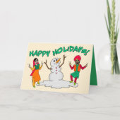 Happy Holidays! Feestdagen Kaart (Voorkant)