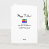 Happy Holidays! Feestdagen Kaart (Achterkant)