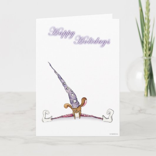 Happy Holidays Feestdagen Kaart (Voorkant)