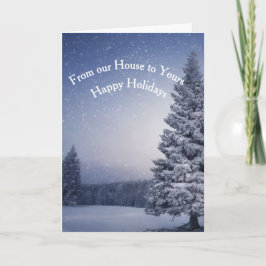 Happy Holidays  Feestdagen Kaart