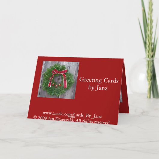 Happy Holidays! Feestdagen Kaart (Achterkant)