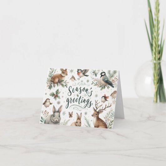 Happy holidays feestdagen kaart (Voorkant)