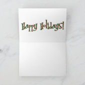 Happy Holidays! Feestdagen Kaart (Binnen)