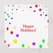 Happy Holidays! Feestdagenkaart (Voorkant / Achterkant)