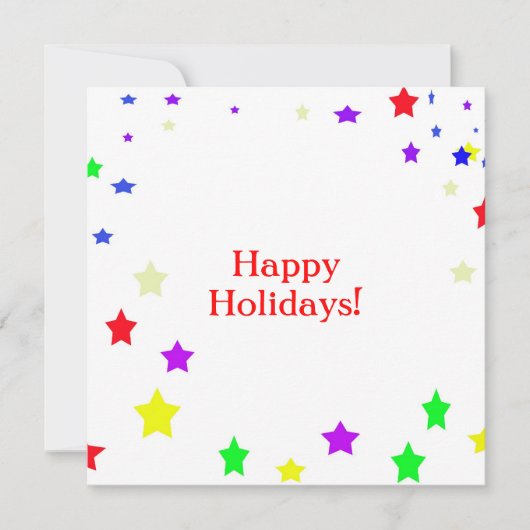 Happy Holidays! Feestdagenkaart (Voorkant)