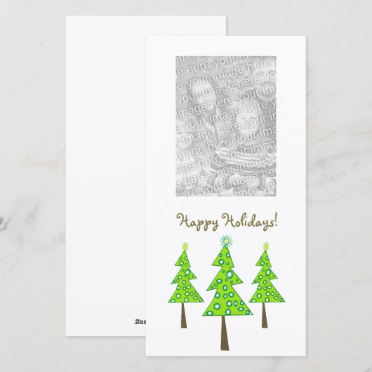 Happy Holidays! Feestdagenkaart (Voorkant / Achterkant)