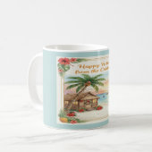 'Happy Holidays from the Caribbean' Mug Koffiemok (Voorkant links)
