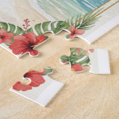 'Happy Holidays from the Caribbean' Puzzle Legpuzzel (Zijkant)