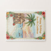 'Happy Holidays from the Caribbean' Puzzle Legpuzzel (Horizontaal)