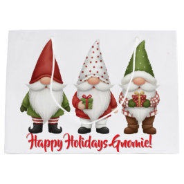 Happy Holidays Gnomie Groot Cadeauzakje
