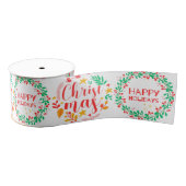 Happy Holidays Grosgrain Lint (Spoel)