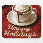 Happy Holidays Hot Cocoa On a Blanket Muismat (Voorkant)