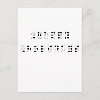 Happy Holidays in Braille Feestdagenkaart