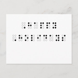 Happy Holidays in Braille Feestdagenkaart