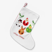 Happy Holidays! Kleine Kerstsok (Voorkant (Hangend))