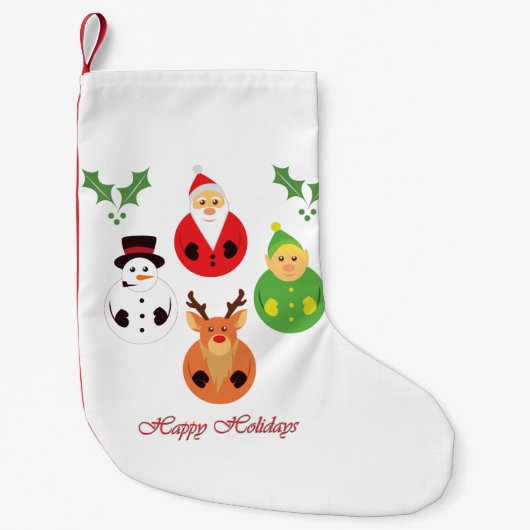 Happy Holidays! Kleine Kerstsok (Voorkant)