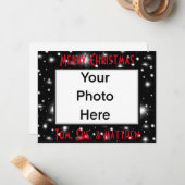 Happy Holiday's kosmische sterren sjabloon (Voorkant / Achterkant in situ)