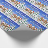 Happy Holiday's Mice Wrapping Paper Cadeaupapier (Hoek)