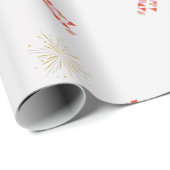 Happy Holidays Modern Sparkles Gift Cadeaupapier (Rol Hoek)