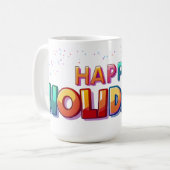 Happy Holidays Mug Koffiemok (Voorkant links)