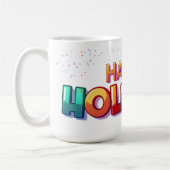 Happy Holidays Mug Koffiemok (Links)