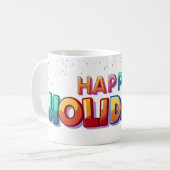 Happy Holidays Mug Koffiemok (Voorkant links)
